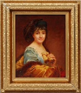 Portrait of a Lady by 
																	Henri-Guillaume Schlesinger