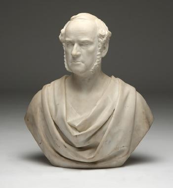 Portrait bust of a bearded gentleman by 
																			Chauncey Bradley Ives
