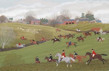 The Brocklesby Hunt by 
																	Vincent Haddelsey