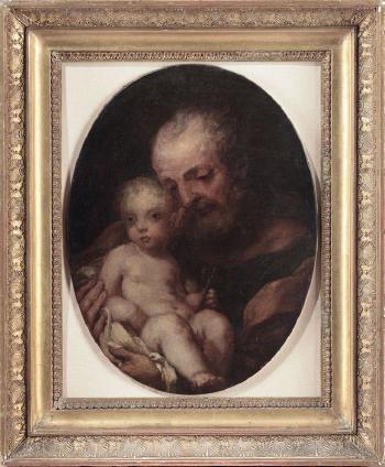 San Giuseppe con il Bambino by 
																	Giovan Battista Tagliasacchi