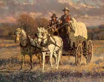 Horse Drawn Wagon by 
																	Tony Eubanks
