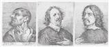 Three portraits by 
																	Franz Xaver Wagenschoen