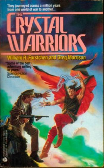 The Crystal Warriors, paperback cover by 
																			Joe Devito