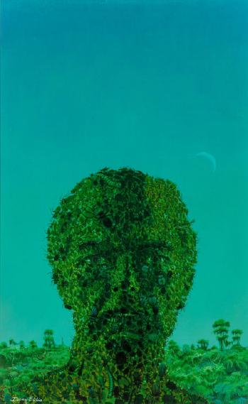 The Green Brain, paperback cover by 
																			Dean Ellis