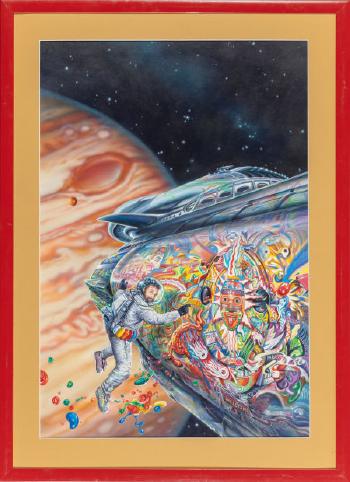 Cortez on Jupiter, paperback cover by 
																			Ron Walotsky