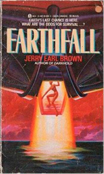 Earthfall, paperback cover by 
																			Joe Devito