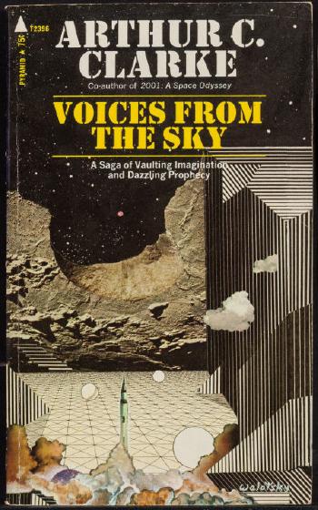 Voices from the Sky, paperback cover by 
																			Ron Walotsky