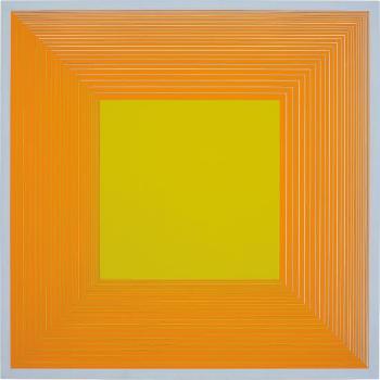 Arithmetical orange by 
																	Richard Anuszkiewicz