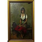 Untitled (Young Girl in interior) by 
																			Klement Olsansky