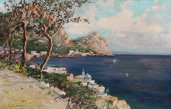 Paesaggio sul mare by 
																	Giuseppe Lamonica
