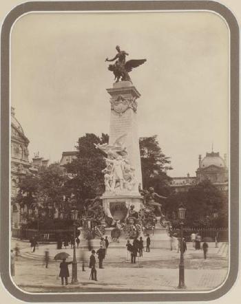 Le Monument Gambetta Paris by 
																	Alfred Francois Hautecoeur