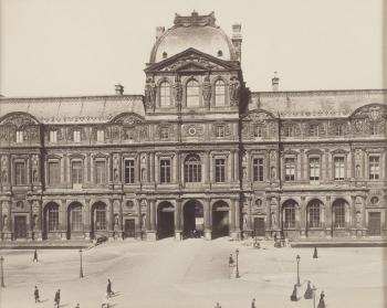 Entrée du Musée du Louvre, Paris by 
																	Etienne Neurdein
