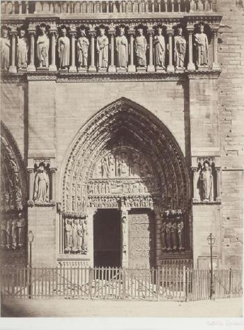 Portail de Notre Dame de Paris, Paris by 
																	Achille Quinet