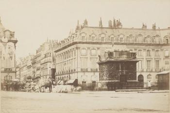 La Colonne Vendôme après sa chute, Paris by 
																	Hippolyte Idatte