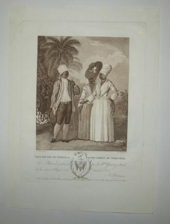 Natifs libres de Dominique - Free Natives of Dominica by 
																	Louis Charles Ruotte