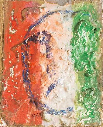 Ritratto tricolore [Portrait with three colors] by 
																	Cesare Zavattini