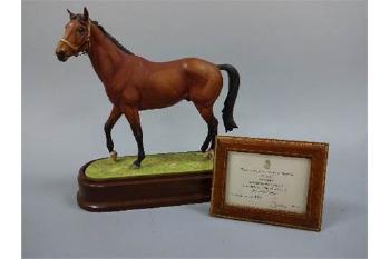 Racehorse modelled as Nijinksy by 
																			Doris Lindner