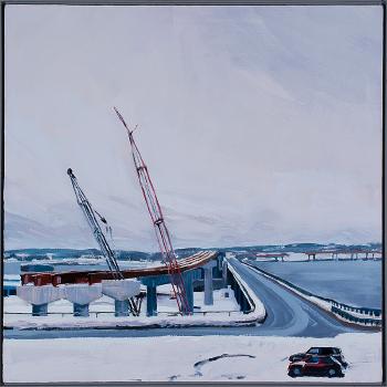 New Bridge, Winter by 
																			 RD 357