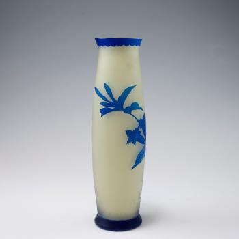 'Gentian' vase by 
																			 Harrach'sche Glashütte