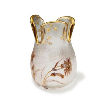 Vase by 
																			 Cristallerie de Pantin