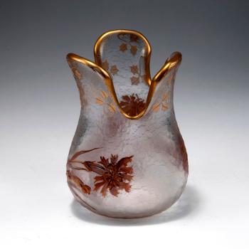 Vase by 
																			 Cristallerie de Pantin