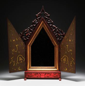 Mirror tabernacle by 
																			Franz Xaver Unterseher