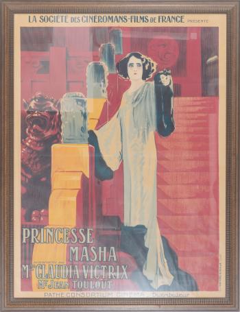 'Princesse Masha' movie poster by 
																	 Affiches Giallard