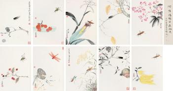 An album of insects and plants by 
																	 Yang Liqi