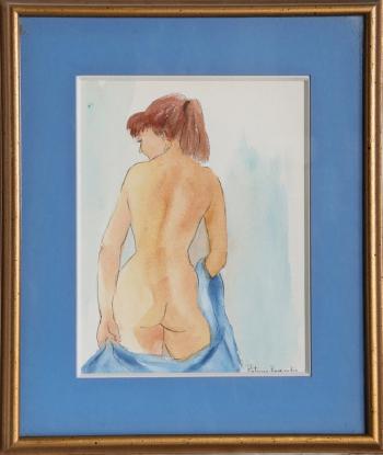 Seated Nude by 
																	Patricia Rosamilia