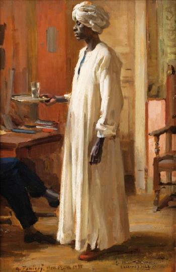 Le jeune domestique du peintre by 
																	Arturo Zanieri