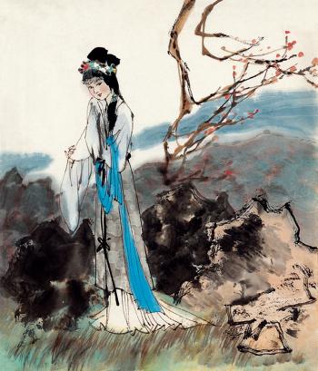 Original work of the cover of Ah Ying by 
																	 Xie Zhigao