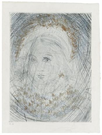 Portrait de Marguerite by 
																	Louis Dali