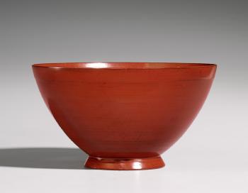 A bowl of conical shape by 
																	Kado Isaburo