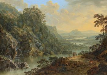 Riverscape in the Mountains by 
																	Joseph Orient