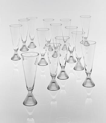 Set of Fourteen Glasses by 
																	Tapio Wirkkala