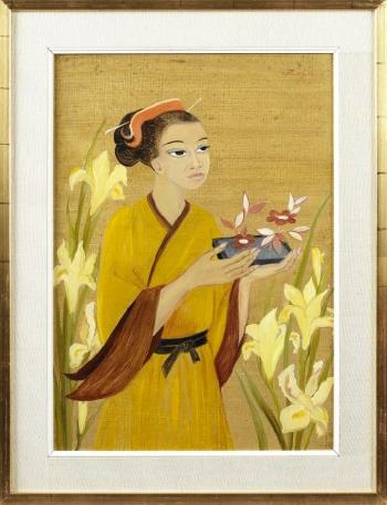 Orientalisk flicka by 
																			Zoia Krukovskya Lagerkrans