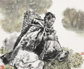 Ethnic Girl by 
																			 Feng Yunyu