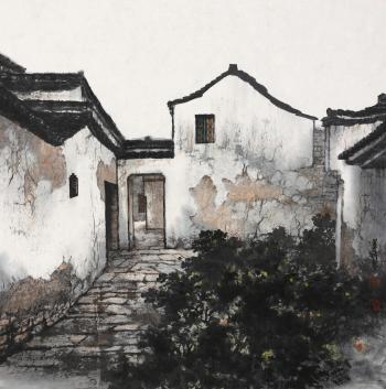 Houses in Jiangnan by 
																			 Li Chengxiu