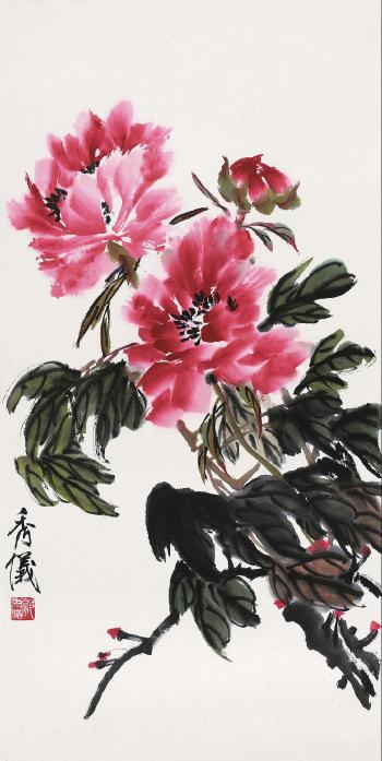 Flower and Bird by 
																	 Guo Xiuyi