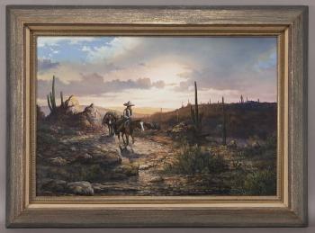 Untitled (desert sunset) by 
																			J W Thrasher