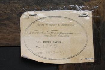 Upper Baker by 
																			Henry R Macginnis