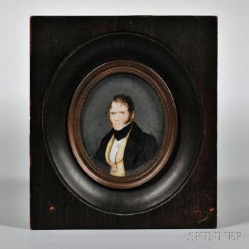 Portrait of John Wright by 
																	Joseph Tassy