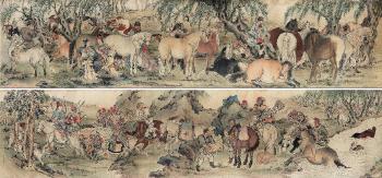 Hundred Horses by 
																	 Zhu Hang