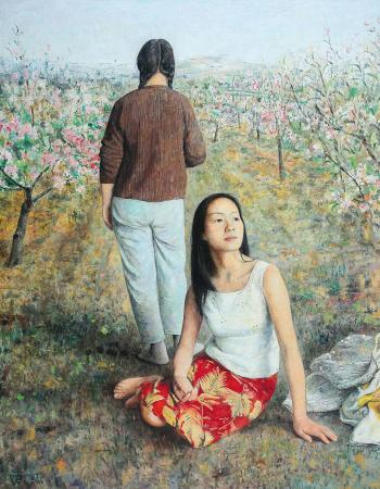 Blossom Season by 
																	 Zhu Chunlin