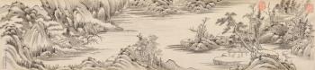 Scholar retreated as a fisher by 
																	 Zhang Ruocheng