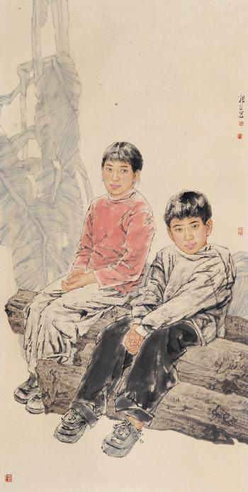 Boy and Girl by 
																	 Wang Gensheng