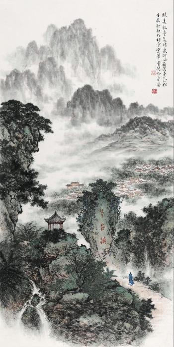 Landscape by 
																	 Zhang Jieyu
