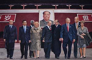 Mao and The World Leaders by 
																	 Tao Dongdong