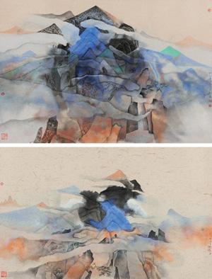 Landscape by 
																	 Wang Qiuren