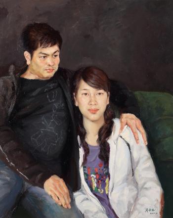 The small Town Couple by 
																	 Ran Jinsong